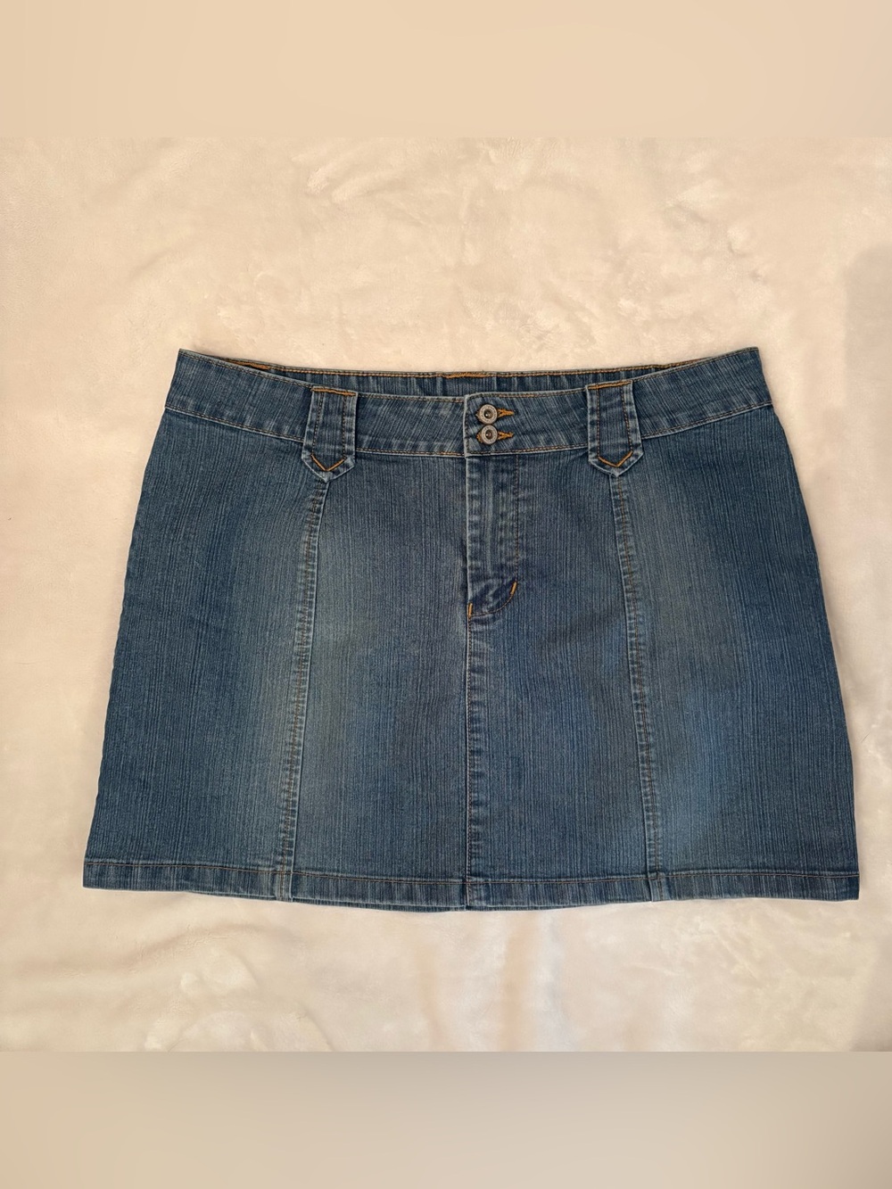 Bluenotes Vintage Classic Blue Denim Mini Skirt